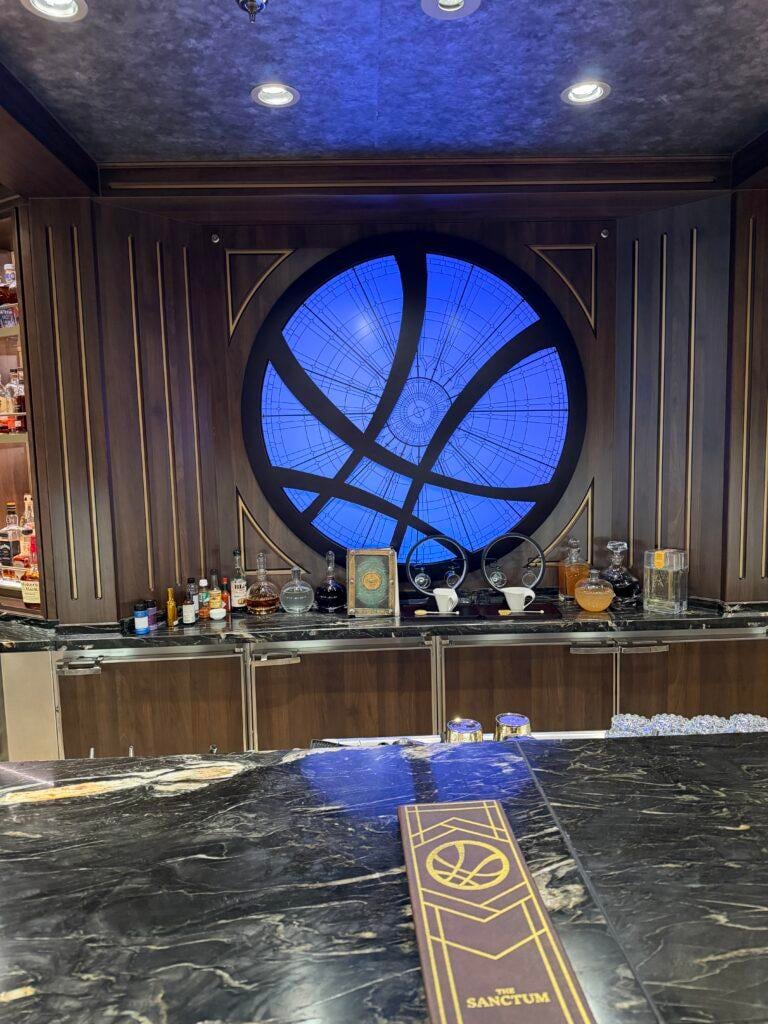 The Sanctum bar on the Disney Destiny